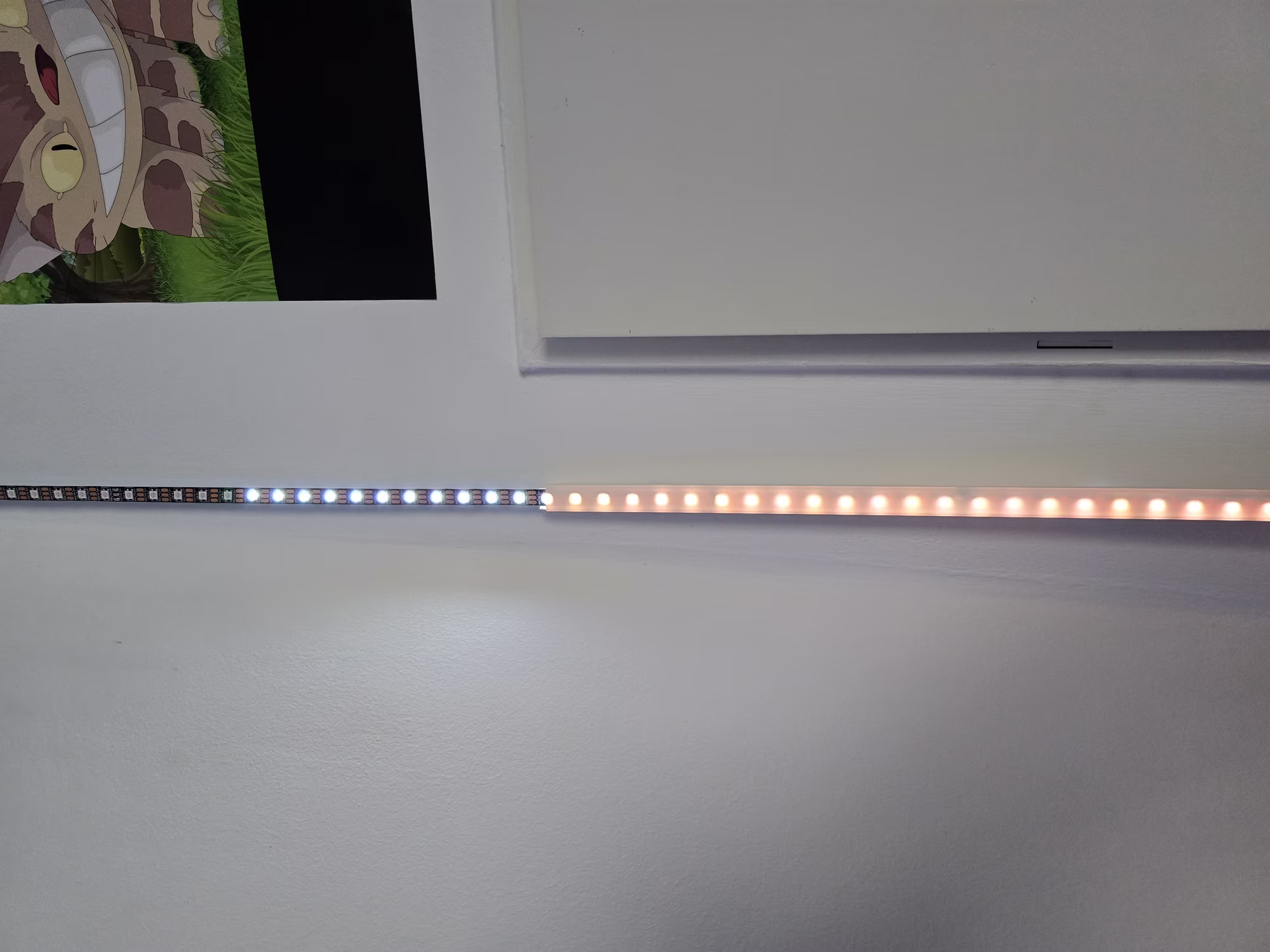 Kabelkanal mit LEDs
